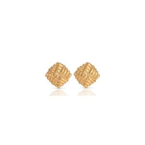 Heaven Mayhem Wind Knot Earrings Gold
